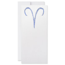 Aries. Zodiac Astrology Sign. Personalized Rack Card