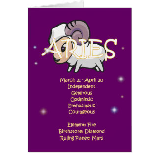 Aries Birthday Cards | Zazzle
