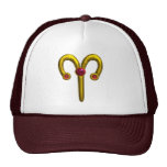 ARIES ZODIAC BIRTHDAY JEWEL TRUCKER HAT