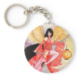 Aries Zodiac Geisha Keychain - customize it!