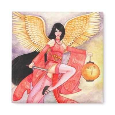Aries Zodiac Geisha Magnet - Personalize For Free!
