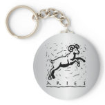Aries Zodiac Keychain