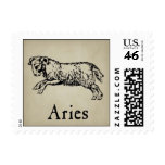Aries Zodiac Postage Stamps