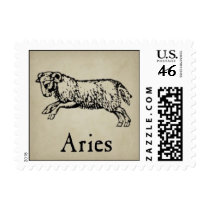Aries Zodiac Postage Stamps