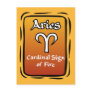 Aries Zodiac postcards