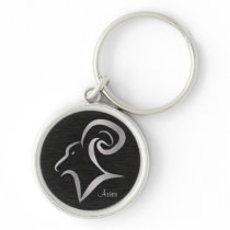 Aries Zodiac Sign Keychains