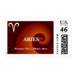 Aries Zodiac Sign Postage Stamp