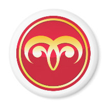 Aries - Zodiac Signs Fridge Magnets