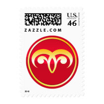 Aries - Zodiac Signs Stamp