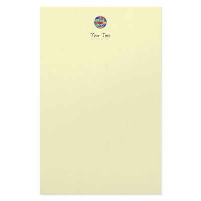 Aries Zodiac Star Sign Color Aura Letter Stationery Design by zodiac_shop