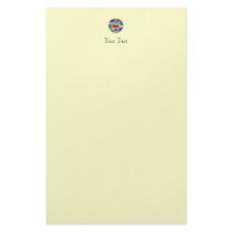 Aries Zodiac Star Sign Color Aura Letter Stationery Design