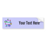 Aries Zodiac Star Sign Color Line Bumper Sticker
