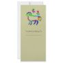 Aries Zodiac Star Sign Color Line Rack Card