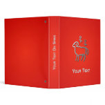Aries Zodiac Star Sign In Light Silver 3 Ring Binders