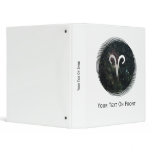 Aries Zodiac Star Sign Universe Album 3 Ring Binders