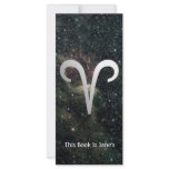 Aries Zodiac Star Sign Universe Bookmark Rack Card Template