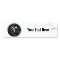 Aries Zodiac Star Sign Universe Bumper Stickers