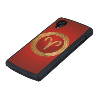 Aries Zodiac Symbol Carved® Maple Nexus 5 Case