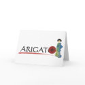 Arigato Lady cards