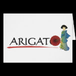 Arigato Lady cards