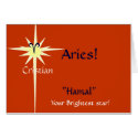 Ariies Zodiac Sign- Customized - Customized cards by wholeheartedly Ariies Zodiac Sign- Customized - Customized cards