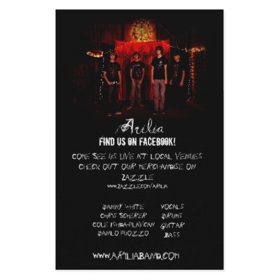Arilia Promo Poster Personalized Flyer by Arilia