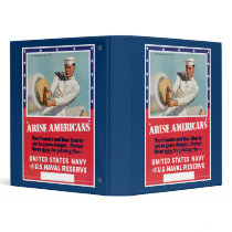 Arise Americans United States Navy Binders
