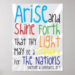 Arise and Shine Forth Posters