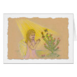 Arise & Shine Angel Girl Greeting Card