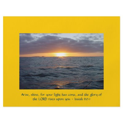 Arise Shine - Isaiah 60:1 Flyers by Christian_Art