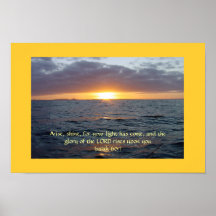 Arise Shine - Isaiah 60:1 Posters