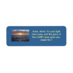 Arise Shine - Isaiah 60:1 Return Address Label