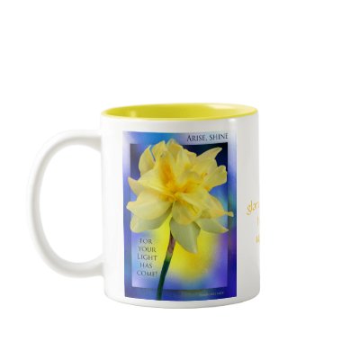 "Arise, Shine!" mug by dollargrafix