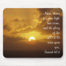 Arise, Shine Sunlight Mouse Pad