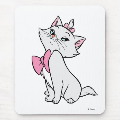 Aristocats Marie sitting with attitude Disney mousepads