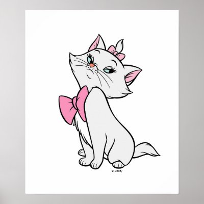 Aristocats Marie sitting with attitude Disney posters