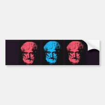 Aristotle Collage Bumper Sticker
