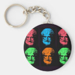 Aristotle Collage Keychain