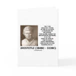 Aristotle Command Of Metaphor Mark Of Genius Quote Card