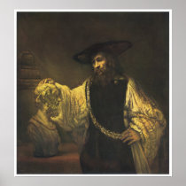 Aristotle Contemplating the bust of Homer, 1653 Print