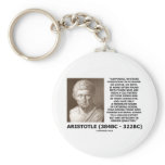 Aristotle Happiness Cultivated Minds Character Key Chain