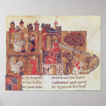 Aristotle instructs Alexander the Great in Poster