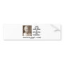 Aristotle Life True Sense Perceiving Or Thinking Bumper Sticker