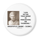 Aristotle Life True Sense Perceiving Or Thinking Fridge Magnet