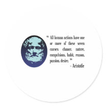 Aristotle philosophical quotations. Stickers