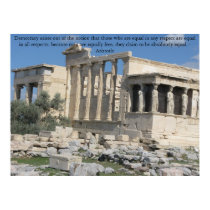 Aristotle quotation with photo of the Acropolis posters by gothicarts Aristotle quotation with photo of the Acropolis posters