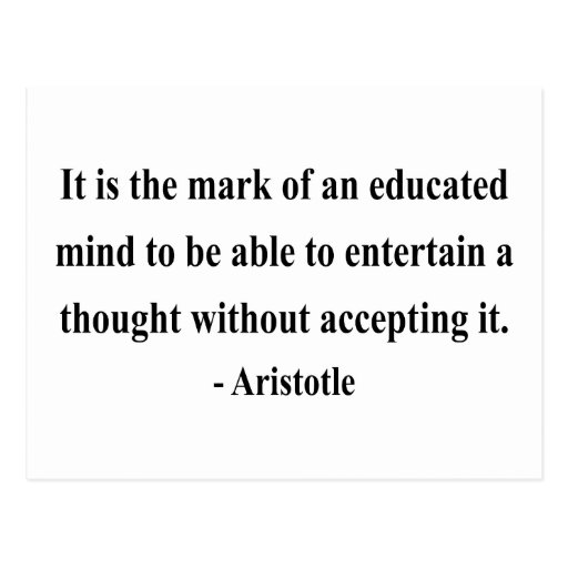 Aristotle Quote 1a Postcards