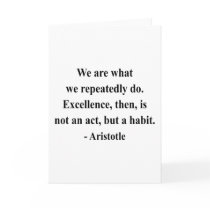 Aristotle Quote 4a Greeting Cards