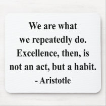 Aristotle Quote 4a Mouse Pad