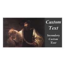 Aristotle with a Bust of Homer Photo Card Template